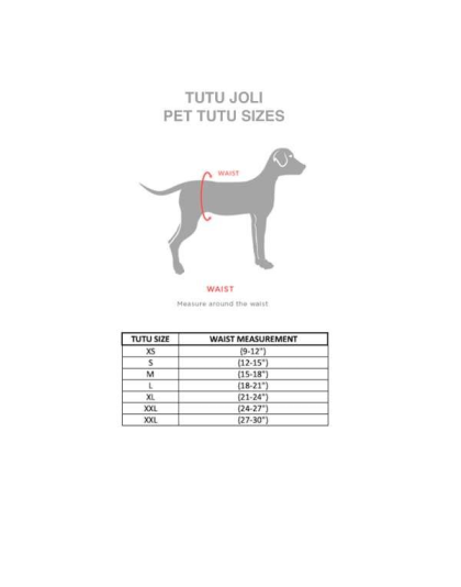 Red/Green - Red and Green Christmas Dog Tutu Skirt (XS) - XS