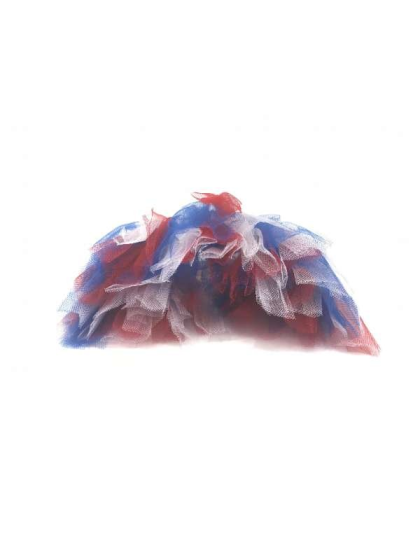Red/White/Blue - Red/White/Blue 4th Of July Dog Tutu Skirt (Large) - Large