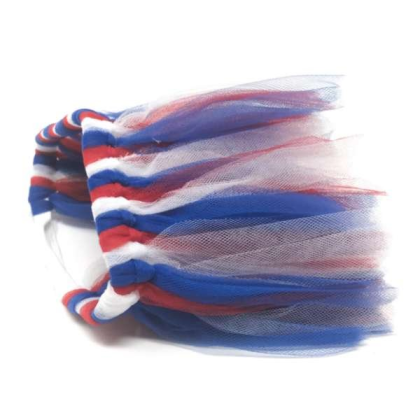 Red/White/Blue - Red/White/Blue 4th Of July Dog Tutu Skirt (XXXL) - XXXL