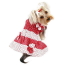 Red/White - Red & White Polka Dots Sundress with Contrasting Flowers - L