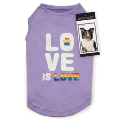 Purple - ZZ Love is Love Tank  - Small