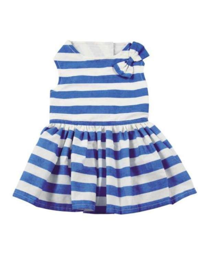 Blue - ESC Blue Stripe Dress - Xsmall