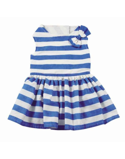 Blue - ESC Blue Stripe Dress  - Medium
