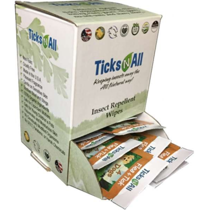 All Natural Flea and Tick Wipes 4-Dogs (50 count.) - 50 count