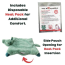 Archie the Dragon - The MommyMat - Heartbeat Anxiety Pet Bed Mat - 18 x 18 in