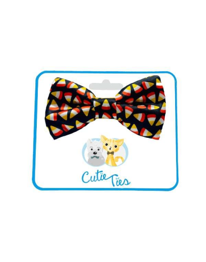 Candy Corn - Cutie Ties Dog Bow Tie - One Size