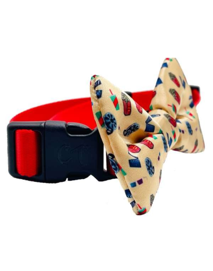 Movie Night - Cutie Ties Dog Bow Tie - One Size
