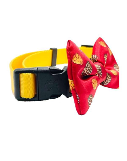 Nuggest & Fries - Cutie Ties Dog Bow Tie - One Size