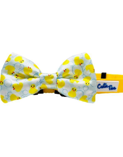 Rubber Duck - Cutie Ties Dog Bow Tie - One Size