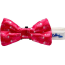 Fish Bone Red - Cutie Ties Dog Bow Tie - One Size