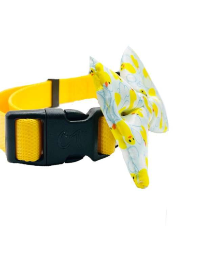 Rubber Duck - Cutie Ties Dog Bow Tie - One Size