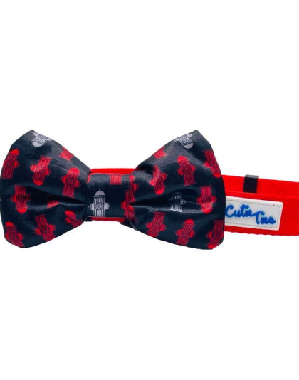 Fire Hydrant - Cutie Ties Dog Bow Tie - One Size