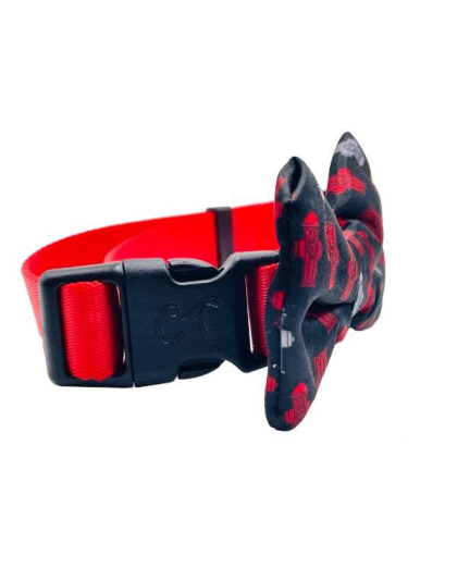 Fire Hydrant - Cutie Ties Dog Bow Tie - One Size