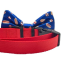 Baseball/Hotdogs - Cutie Ties Dog Bow Tie - One Size