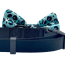 Blue Cheetah  - Cutie Ties Dog Bow Tie - One Size