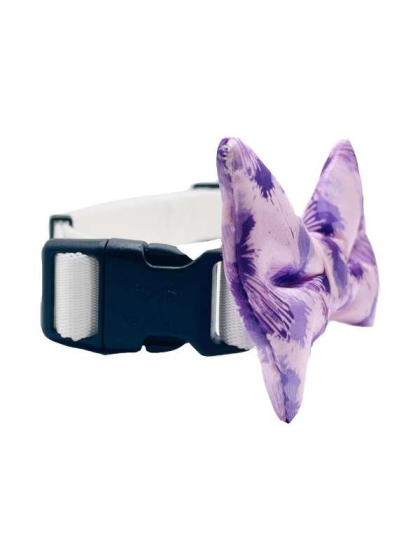 Purple Sky  - Cutie Ties Dog Bow Tie - One Size