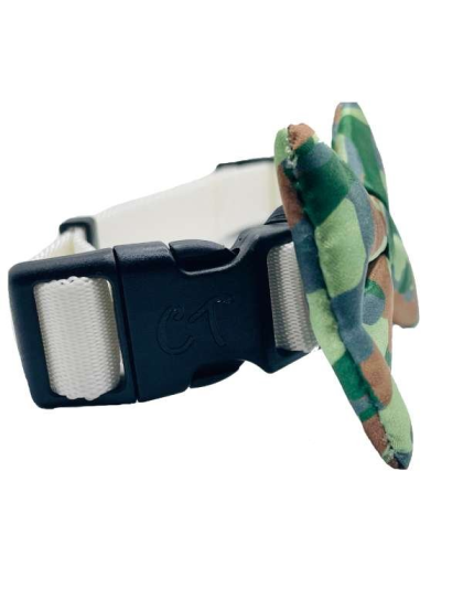 Army Camo - Cutie Ties Dog Bow Tie - One Size