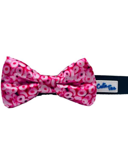 Pink Cheerios - Cutie Ties Dog Bow Tie - One Size