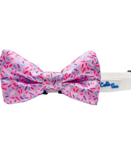 Ice Cream Sprinkles - Cutie Ties Dog Bow Tie - One Size