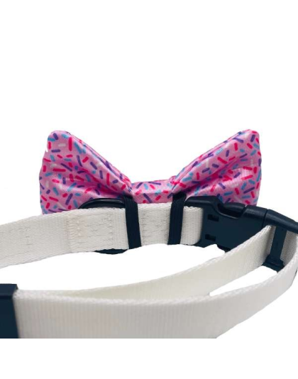 Ice Cream Sprinkles - Cutie Ties Dog Bow Tie - One Size