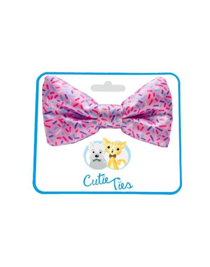 Ice Cream Sprinkles - Cutie Ties Dog Bow Tie - One Size