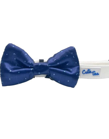 Moon & Stars - Cutie Ties Dog Bow Tie - One Size