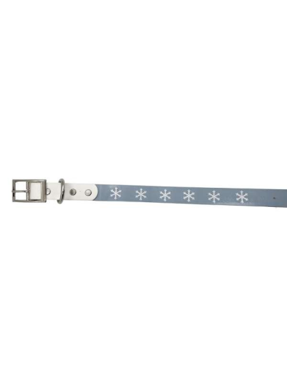 Snowflake - Biothane Buckle Dog Collar - XXL 19-21 inches