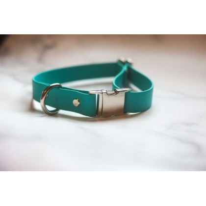 Teal - Biothane Quick Release Collar - XXL 24-29 inches