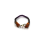 Black, Orange, and Purple  - Rope Dog Collar - 19 inches