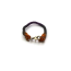 Black, Orange, and Purple  - Rope Dog Collar - 23 inches