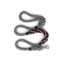 Grey and Burgundy  - Rope Dog Leash - Traffic Lead (2 ft)