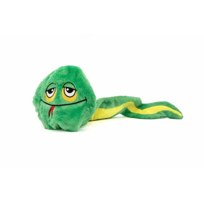 GURU Pet Company Hide-A-Tail Green Snake Interactive Plush Dog Puzzle Toy  - Medium