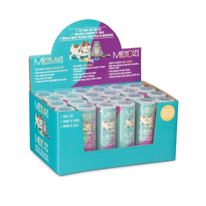 Messy Mutts Pet Hair Lint Rollers Travel Size 24ct