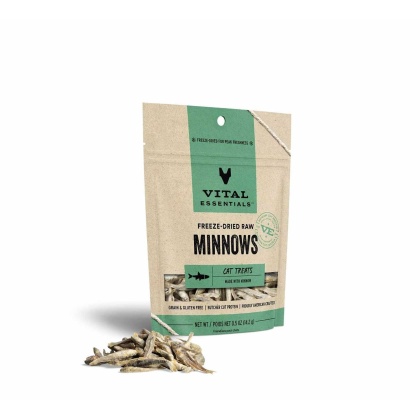 Vital Essentials(R) Freeze-Dried Minnows Cat Treats, 0.5 oz