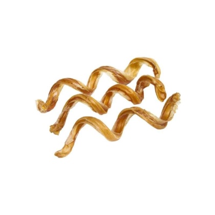 All-Natural Beef Curly Bully Stick Dog Treats - 5"-7"