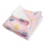 Pink - Ultra Plush Colorful Hearts Blanket - 30" x 20"