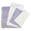 Purple - Ultra Plush Colorful Bones/Paws Blanket - 50" x 30"