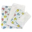 White - Ultra Plush Colorful Dinosaurs Blanket - 30" x 20"