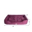 Armarkat Bolstered Dog Bed, Burgundy,In M/L/XL 3 Sizes - L
