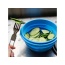 Mr. Peanut's Collapsible Silicone Camping Bowl with Lid & Foldable Fork - 30oz