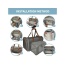 Platinum Gray - Mr. Peanut's Gold Series Big Apple Size Double Expandable Pet Carrier -