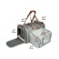 Platinum Gray - Mr. Peanut's Gold Series Big Apple Size Expandable Pet Carrier -
