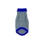 Gray With Regal Blue Fringe - Mr. Peanut's Knitted Acrylic Dog Sweaters - Small