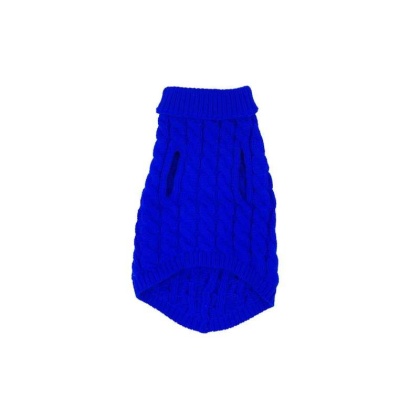 Regal Blue - Mr. Peanut's Knitted Acrylic Dog Sweaters - X Large