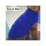 Regal Blue - Mr. Peanut's Knitted Acrylic Dog Sweaters - XX Large