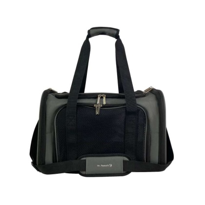 Charcoal Ash - Mr. Peanut's Silver Series Airline Capable Soft Sided Pet Carrier - 17.5 in L x 11 in W x 11 in H