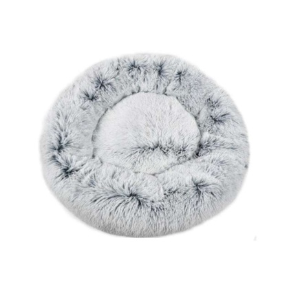 Snowflake White Two Tone - Mr. Peanut's OrthoPlush Pet Bed - 28 in