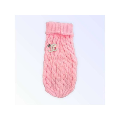 PINK - My Cozy Chewnel Knit Sweater - X Large