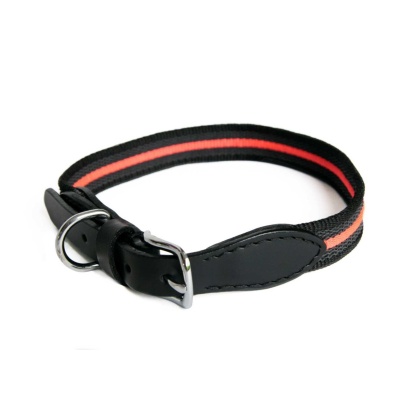 Alvalley Reflective Anti-Slip Dog Collar with Buckle (22 in x 1 in ) - 22 in x 1 in