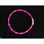 Pink - Silicone Cuttable LED Illuminated Dog Collar - USB Rechargeable